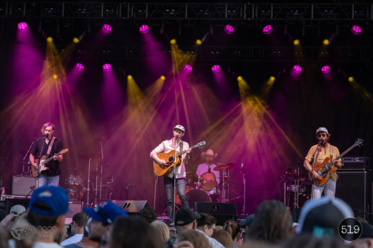 Dan Mangan performs at Tall Pines 2024 on Day One.